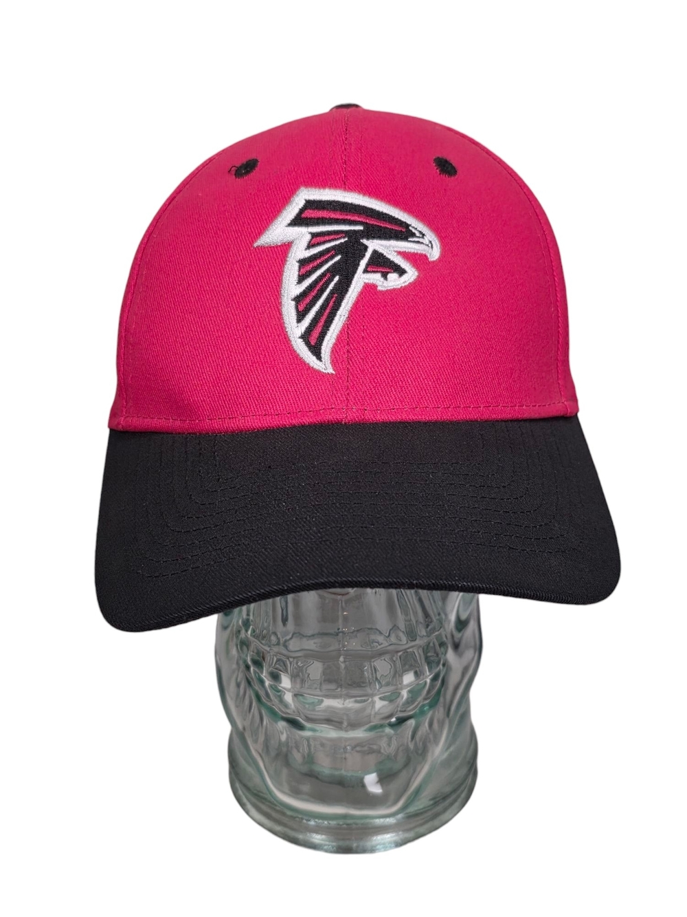 Vintage Atlanta Falcons NFL Team Apparel KC Snapback Hat Cap Black Red